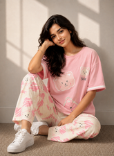 Women's Cotton Bear PJS Set