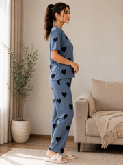 Midnight Hearts PJs Set