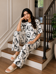 Black & White Bear PJ Set
