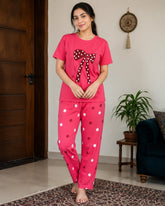 Ribbon charm PJs Set