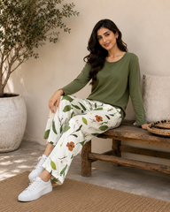 Olive Bloom PJs Set