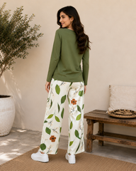 Olive Bloom PJs Set