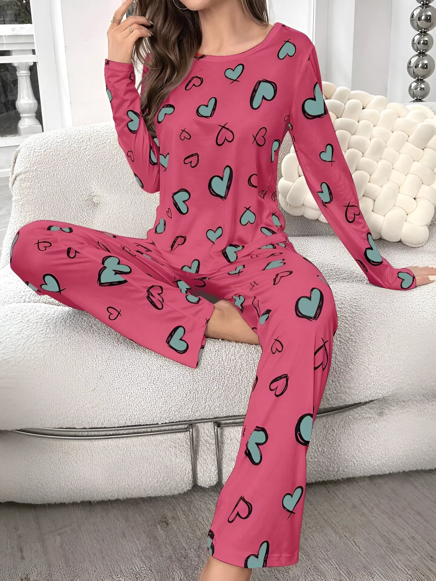 Sweetheart Cozy PJs Set