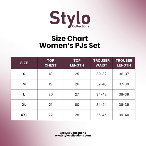 Black White Heart PJs Set