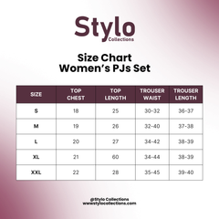 Ivory Floral Printed PJs Set