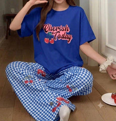 Cherish Today Printed PJs Set
