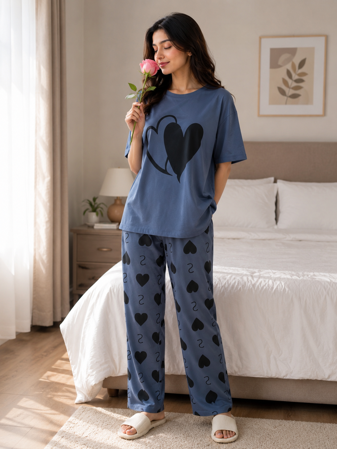 Double Heart PJs Set